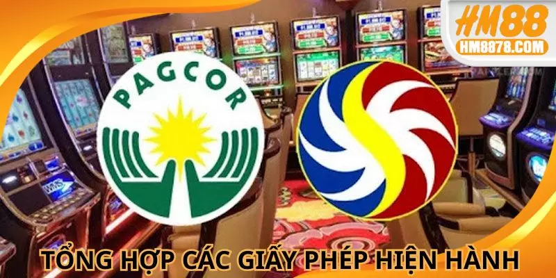 Danh sách các giấy phép hoạt động đang hiện hành tại nhà cái