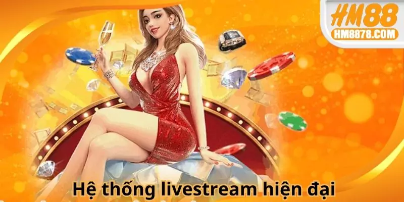 Sảnh có hệ thống livestream chuẩn full HD